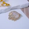 Korean Elegant Pearl Brooch: High-End Alloy Corsage Pin for Coats and Trench Coats