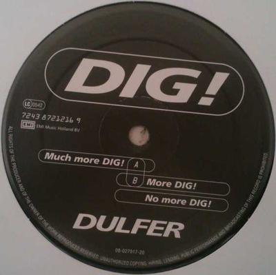 12inch Record HANS DULFER - Dig! 724387212169 Monsters Of Jaz Netherland Dance & Electronica Used