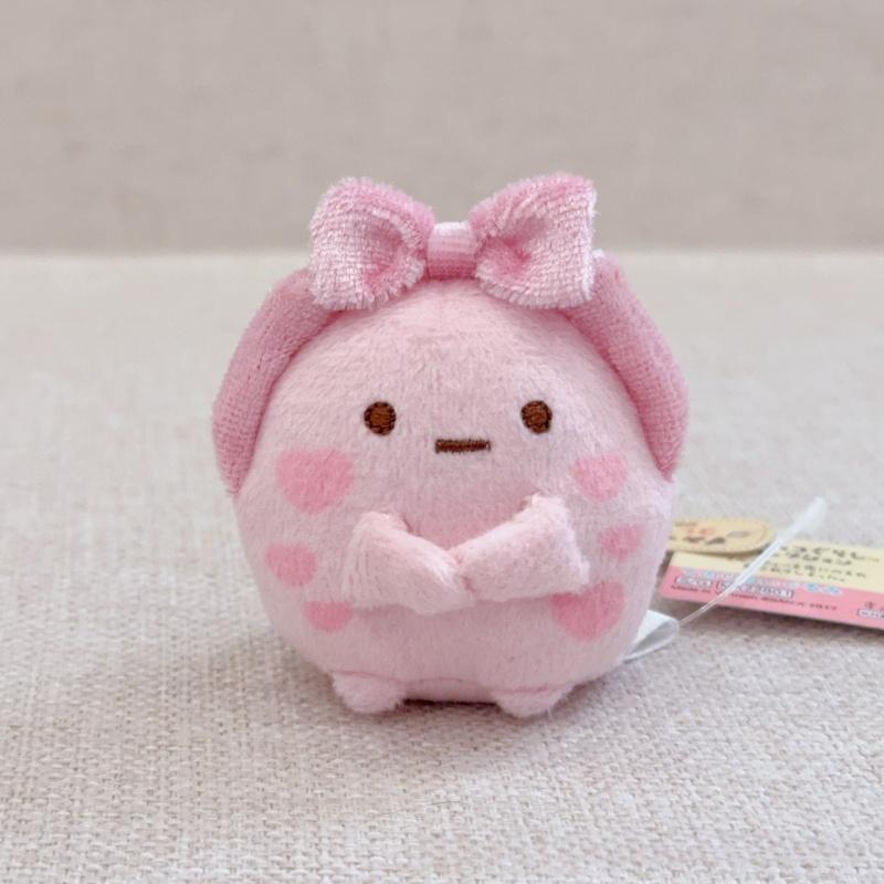 Rose Doux Sumikko Gurashi Fraise Dango Mini Peluche Mignon Noeud San-X Sumikko Gurashi Dango Mascotte Jouet en Peluche Doux Moelleux