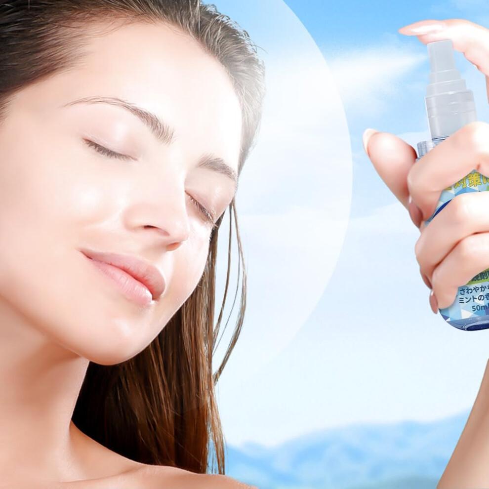 Spray Rinfrescante per il Corpo 50ml con Sollievo Rinfrescante Istantaneo ed Effetto Fresco a Lunga Durata per il Caldo