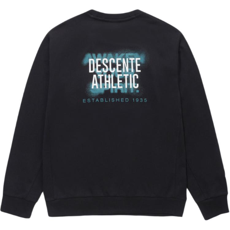 DESCENTE Sweatshirts Unisex Crew Neck Moderate SQ123UHT32