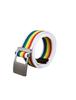 [uxcell] Unisex Canvas Web Belt with Metal Slide Buckle 1 12 Inch