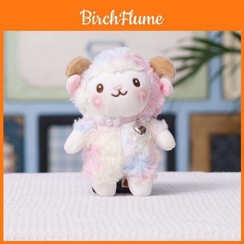 Cartoon Sheep Plush Keychain With Colorful Design For Girls And Boys
