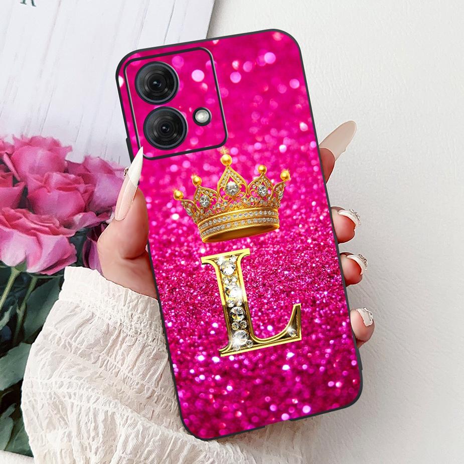 For Motorola Moto G84 Case XT2347-1 New Luxury Letters Cover Soft Silicone Phone Case For Moto G54 G 84 MotoG54 MotoG84 5G Shell