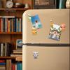 Zebras Refrigerator Magnet Cartoon Animal Magnet, Big Eyes Shape Fridge Magnets Memo Notes Photo Holder, Gift for Lovers Office
