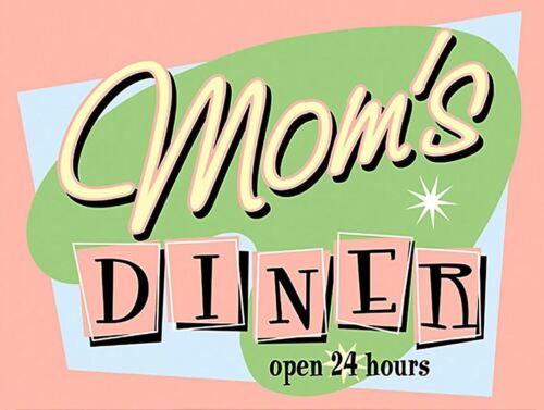 MOMaposS DINER Retro Metal PlaqueSign Pub Bar Man Cave a3Aluminum 20x30cm(7.8x11.8inch)