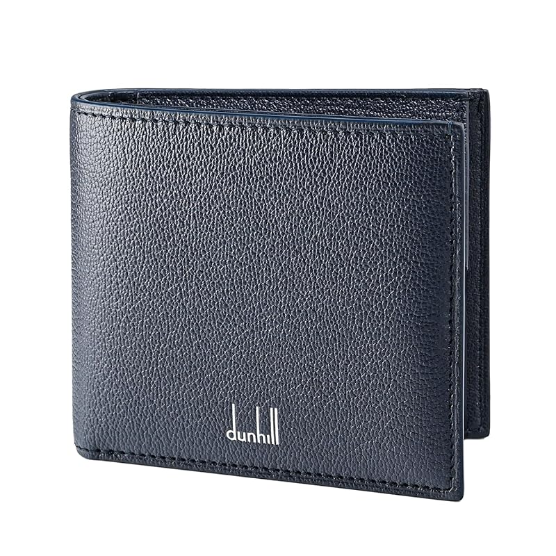 

dunhill bifold wallet men s duke fine leather navy 20F2320GS410 folding wallet wallet [product]
