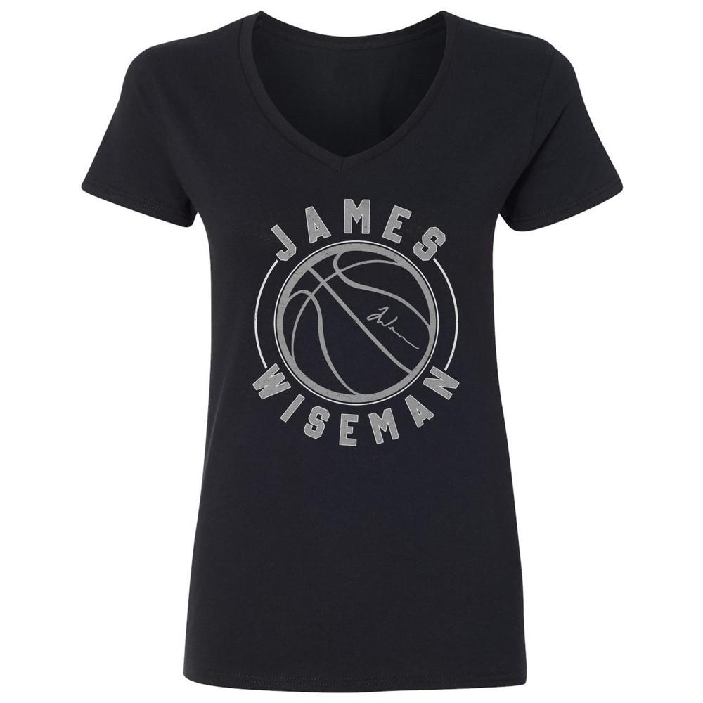 Wiseman Inspired Basketball Logo Tee - Indiana Fans Ladies  V-Neck Tshirt Unisex T-Shirt L