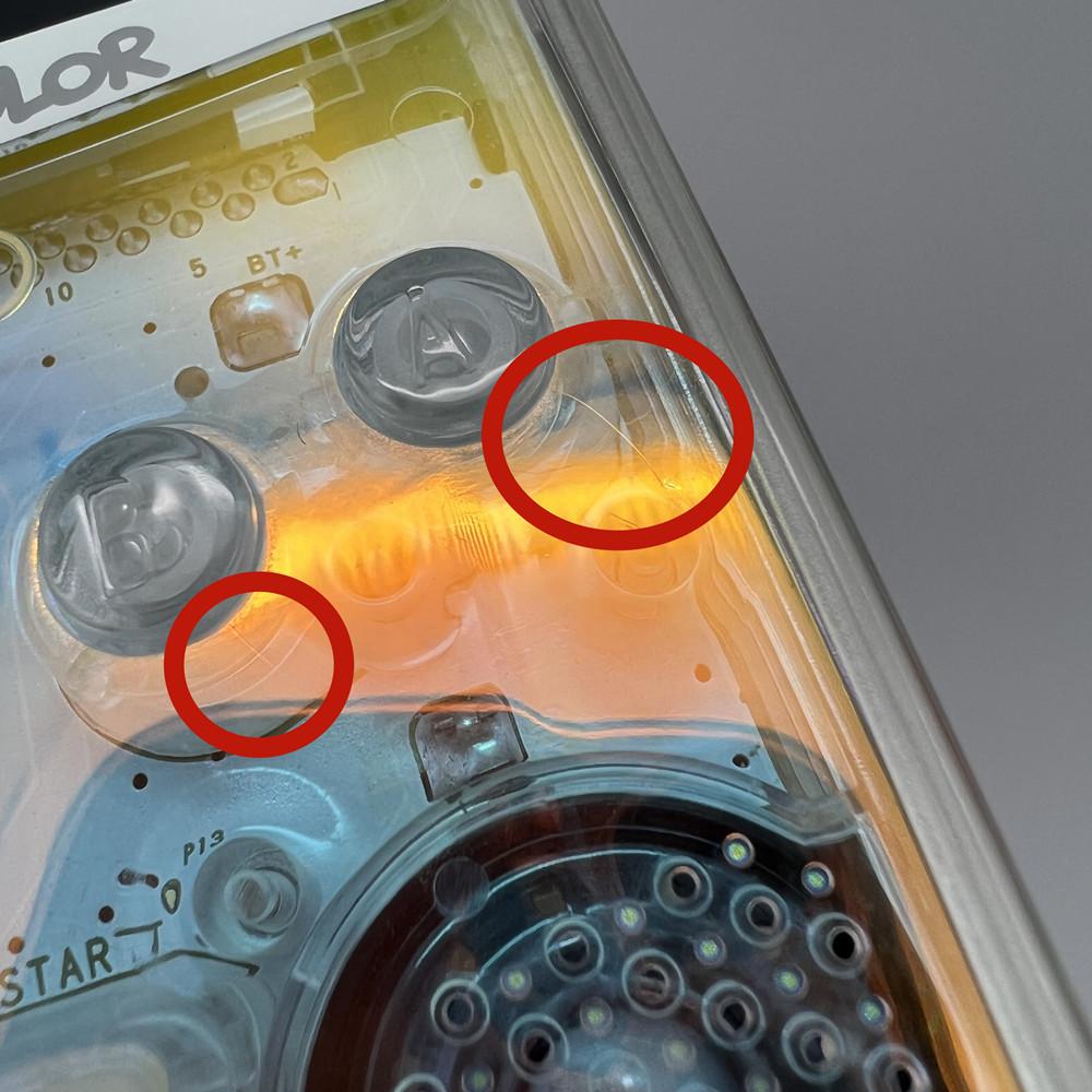 2,6-Zoll Originalgröße IPS Hochhelligkeits-LCD-Bildschirm-Kits für Gameboy Pocket GBP LCD-Sets Unterstützt mehrere Anzeigestile