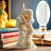 Forma silikonowa na świecę 3D para róż mężczyzna kobieta obejmujący się para obejmująca się forma na świecę dekoracja ślubna prezent na Walentynki formy żywiczne