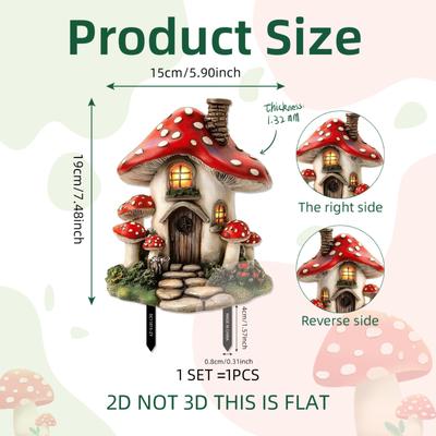 PVC Socket Creative Forest Cottage Garden Decoration Atmosphere Decoration