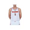 Li Ning Cba Series Professional Basketball Jersey Comfortable Round Neck Men Jersey White AAYTA05-1