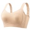 Traceless big breasts show small breasts underwear women's summer thin anti-sagging no steel ring summer full cup sports bra cover