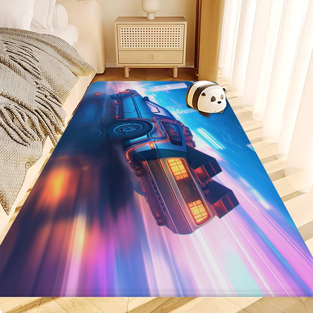 Back To The Future Door Mat Washable Non-Slip Living Room Sofa Chairs Area Mat Kitchen Toilet Rug