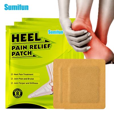 6pcs Heel Plaster Pain Relief Patch Herbal Bone Spurs Achilles Stickers Foot Care Treatment Patches