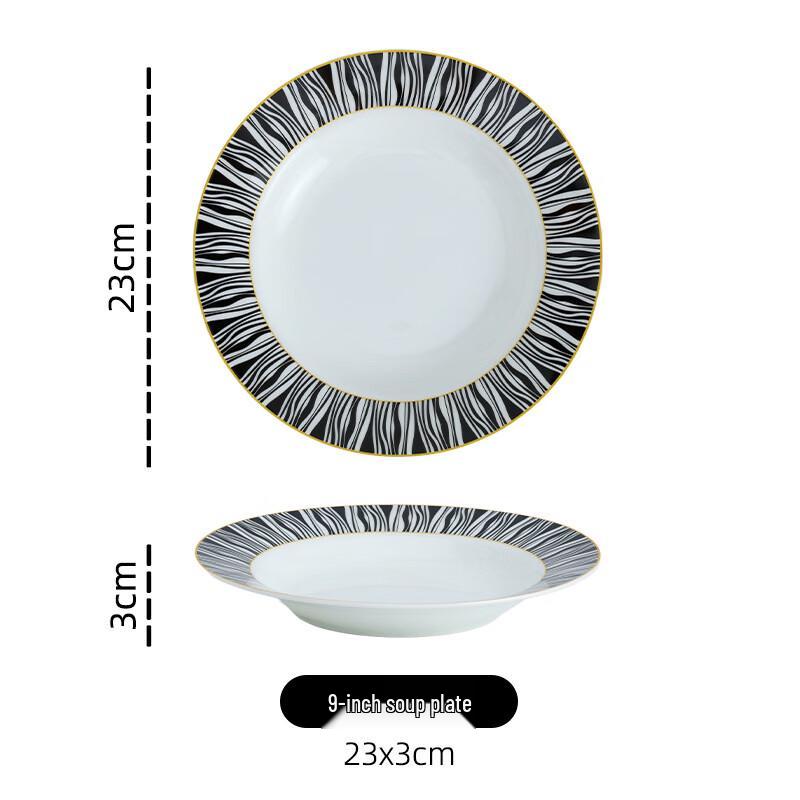 

Abay Gold-Rimmed Bone China Dinnerware