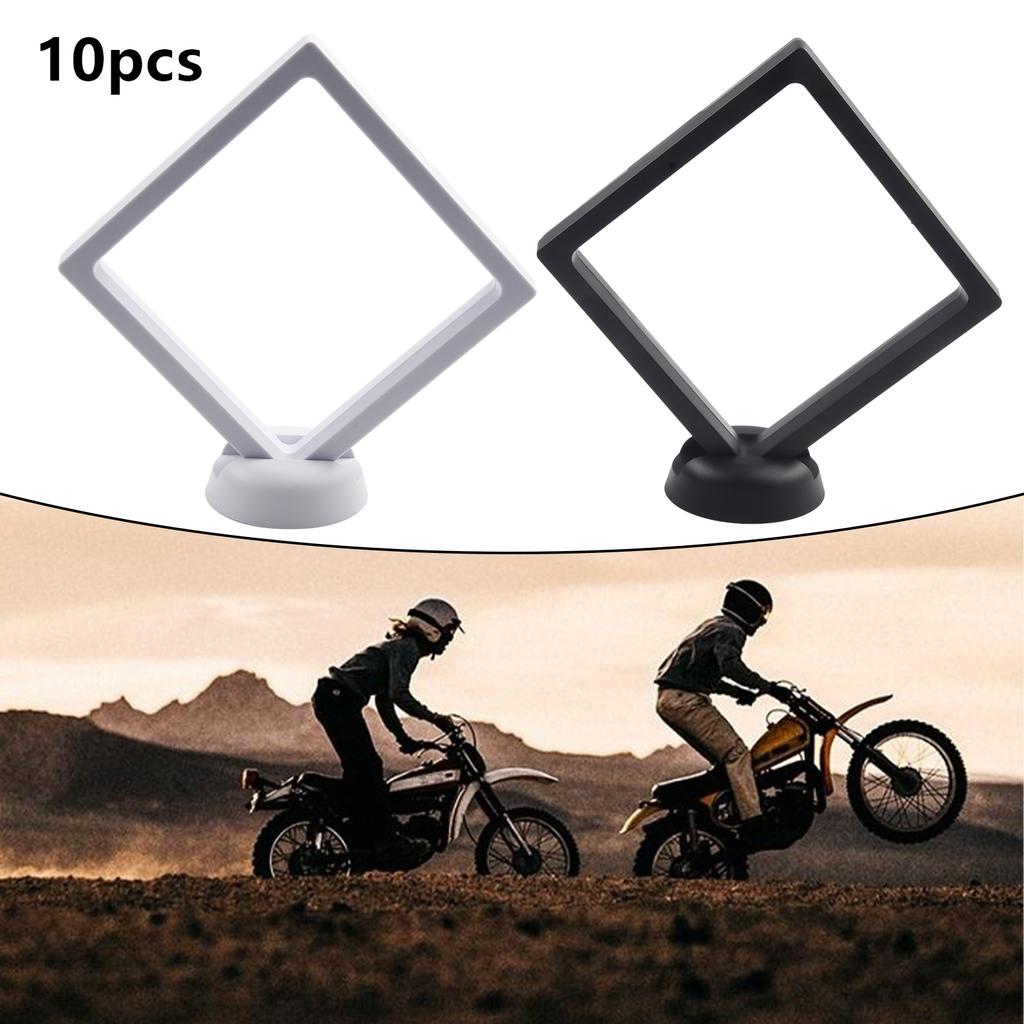 Sleek Black Plastic Multi Functional Coin Display Stand Perfect For Showcasing Your Favorite Items Effortlessly