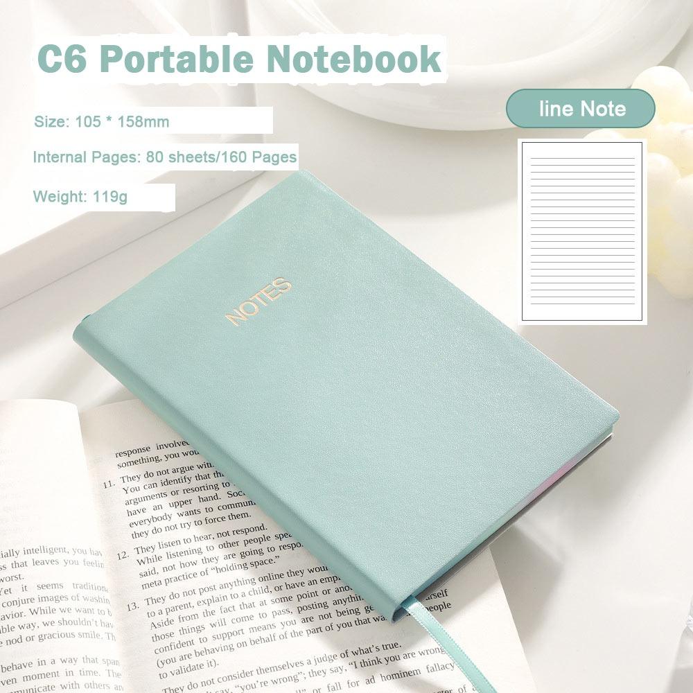 160 Seiten Journal zum Schreiben PU-Leder Tagebuch Notizbuch Trendiges Studenten-Notizbuch Für die Schule