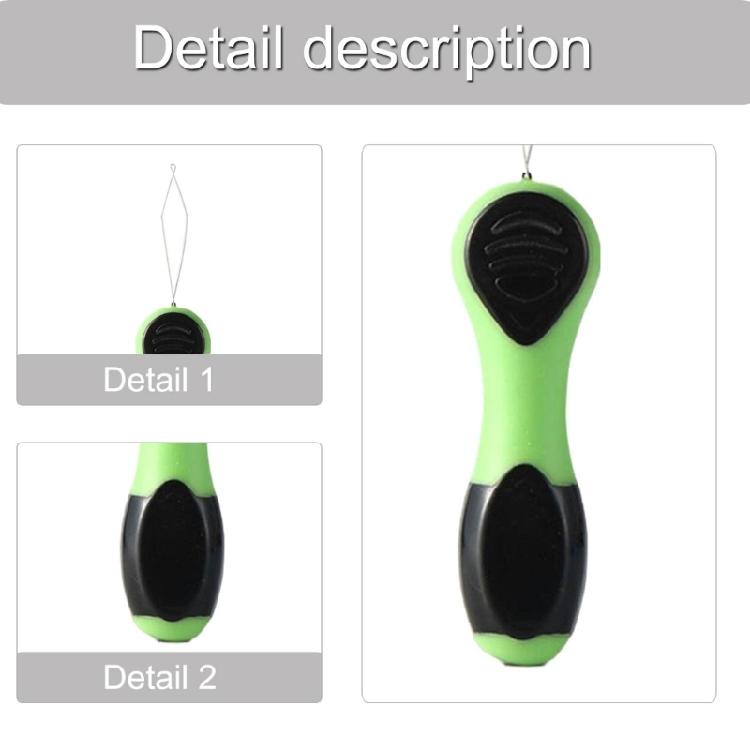 Fishing Hook Threader Replacement Needle Threader Wire Pulling Hook Fly Fishing Knot Tying Tool Fishing Accessories