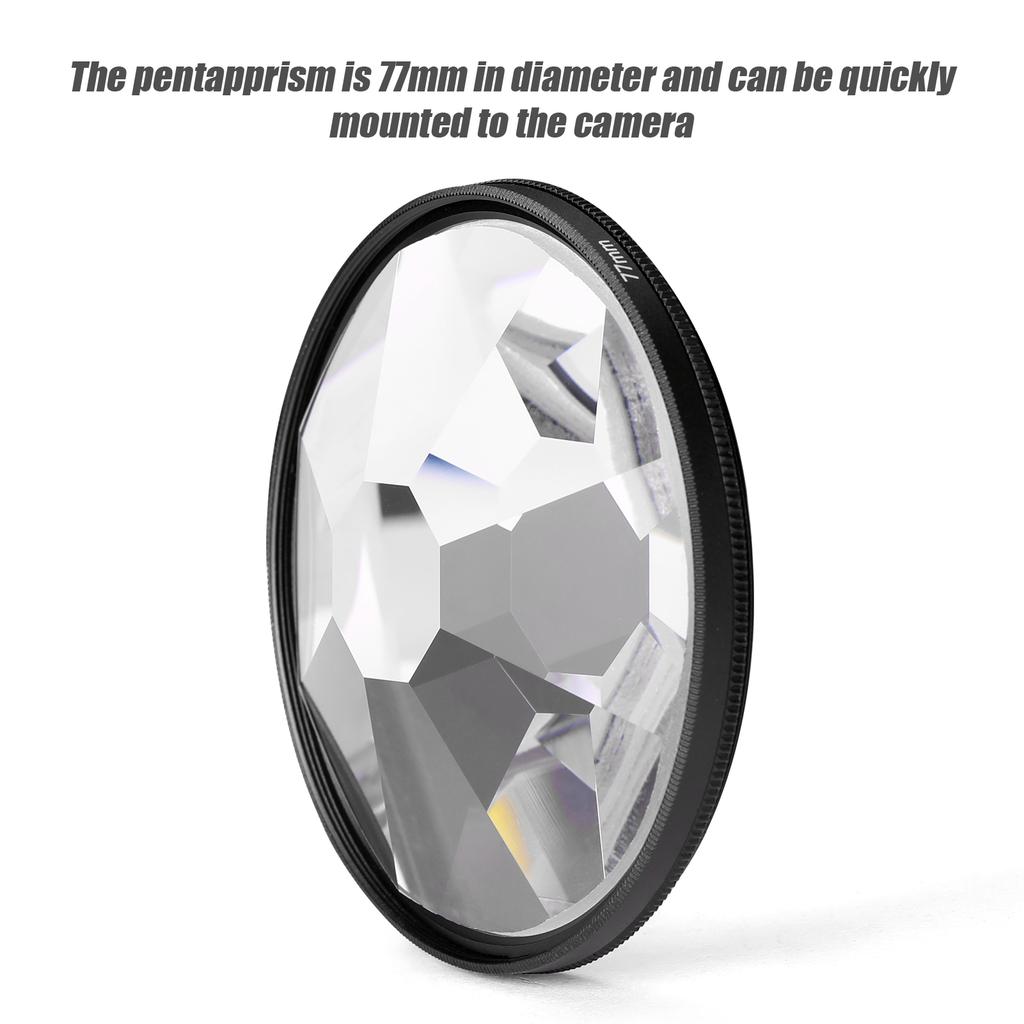 Camera Filter Photography Foreground Blur Film Photography Props 77mm Glass Kaleidoscope Filter Camera Accessories