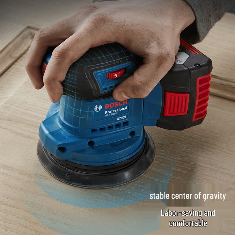Bosch GEX185-Li 18V Brushless Cordless Random Orbit Sander CN plug (adapter included)
