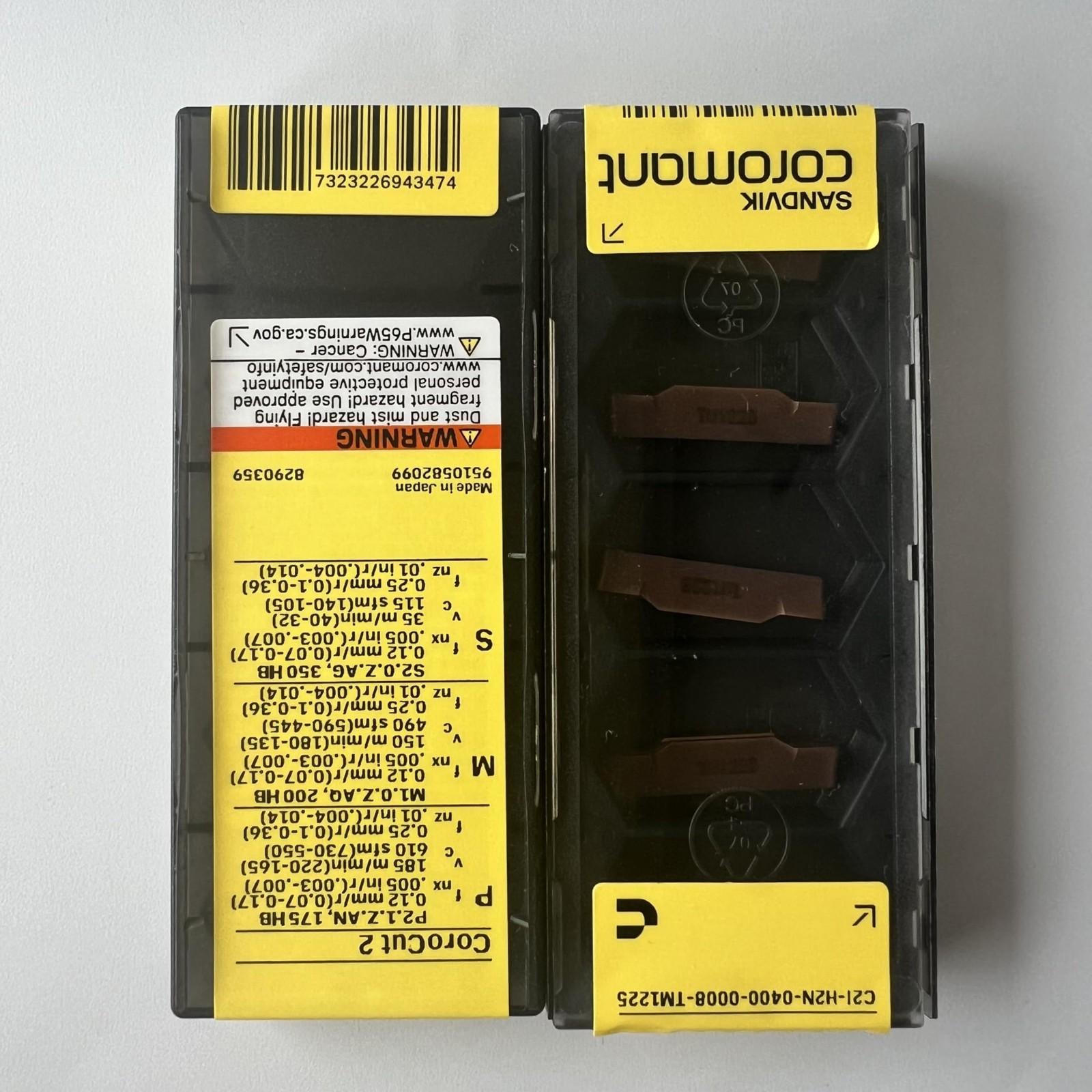 

SANDVIK / C2I-H2N-0400-0008-TM 1225 / Original Swedish hard alloy blade 5 Pcs