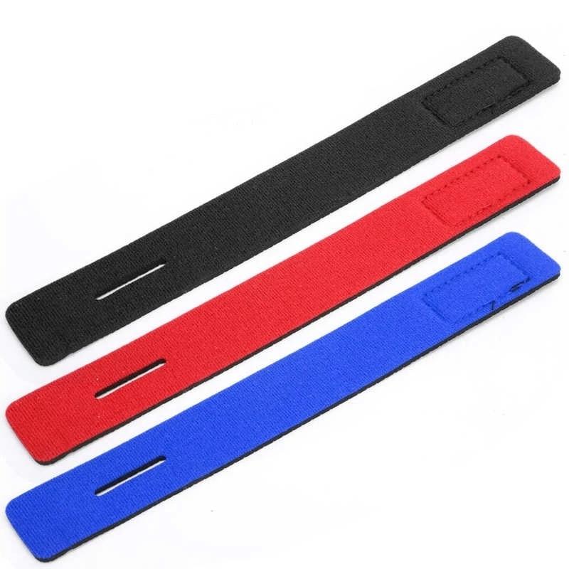 10Pcs Fishing Rod Tie Holder Strap Belt Tackle Elastic Wrap Band Pole Holder