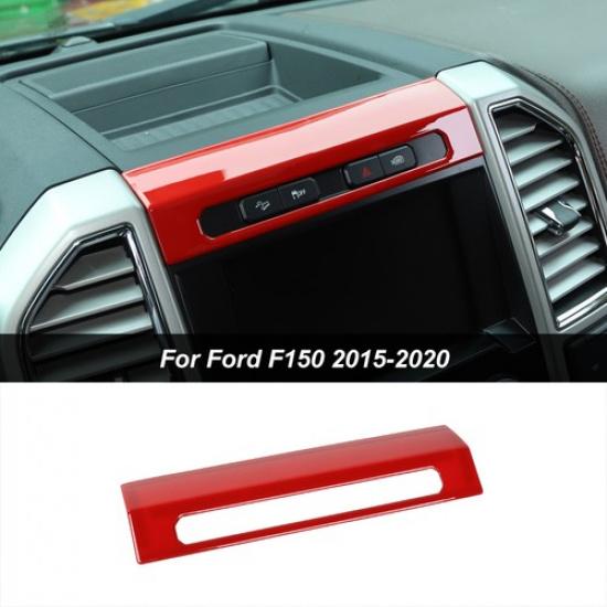 Muticolor Emergency Light Switch Trim Button Cover Trim for Ford F150 2015- красный