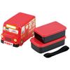 Skater Bus-Shaped Lunch Box, Two-Tier, Perfect for Kids, Kindergarten, Preschool, and Elementary School, Cute, Small, Kirby of the Stars, Nintendo, Bo