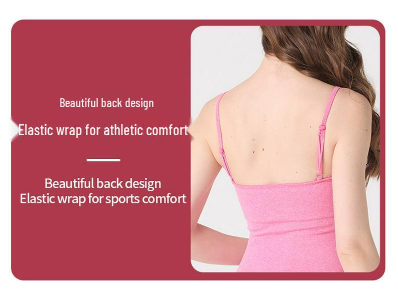 Bezszwowy kombinezon do jogi w stylu kamizelki na cienkich ramiączkach: Seksowne, dopasowane szorty dla kobiet