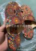 Large Size Ethnic Style Flat Bottom Set of Toe Slippers Women's New Breathable Printing Roman Style Slippers Wholesale