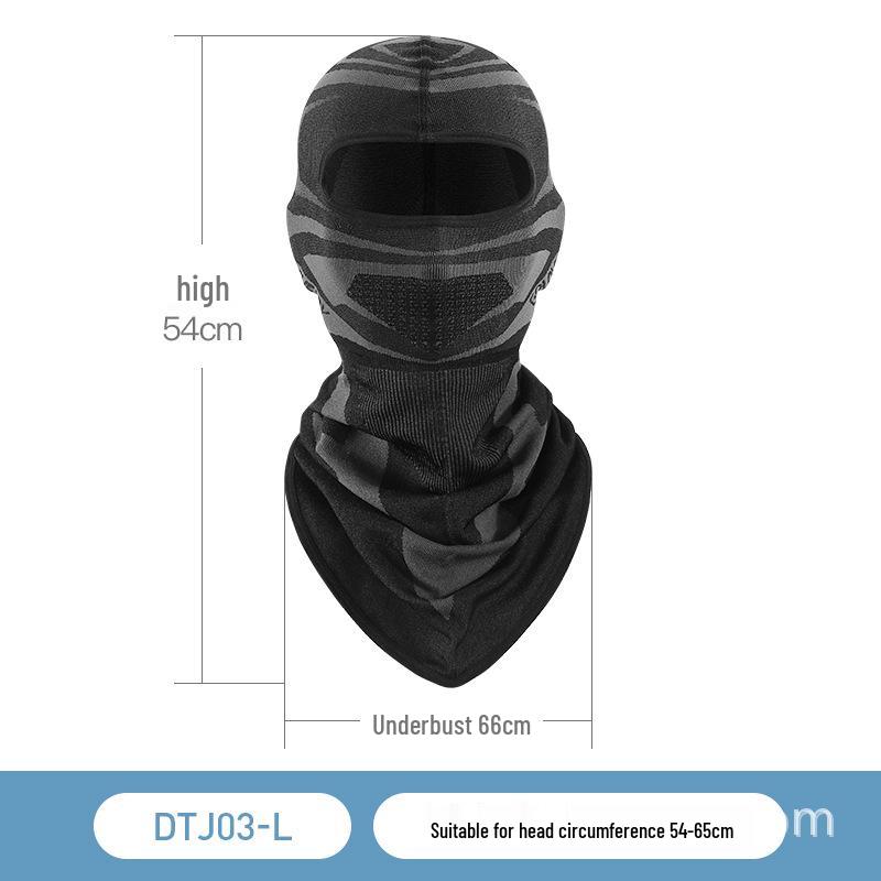 Leiqi Winter Face Mask: Breathable, Moisture-Wicking, Elastic Headband for Cycling, Skiing, and Motorcycling.