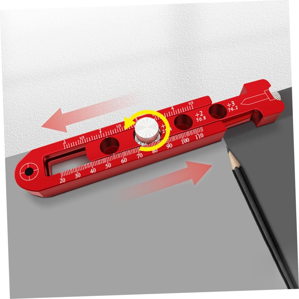 Portable Scribe Circle Drawing Tool Woodworking Workshop Adjustable Arms Precision Drawing Lightweight Portable