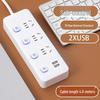USB Socket Panel with Multi-Outlet Power Strip and Sub-Control