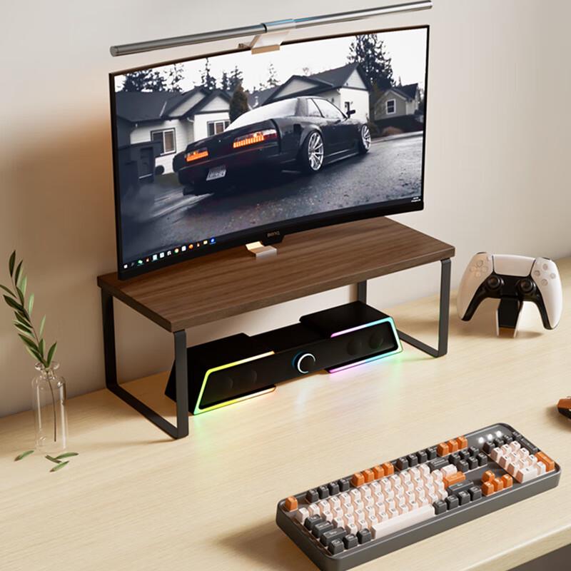 Ayub Computer Monitor Riser Stand with Storage