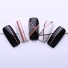4pcs/Lot Rose Gold Matte Glitter Nail Striping Tape Line Adhesive Stickers Tools
