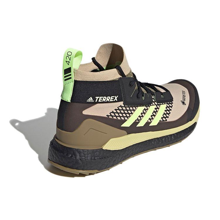 adidas Terrex Free Hiker GTX Savanna Men Sneakers Brown Hi-Res-Yellow Core-Black FX4509