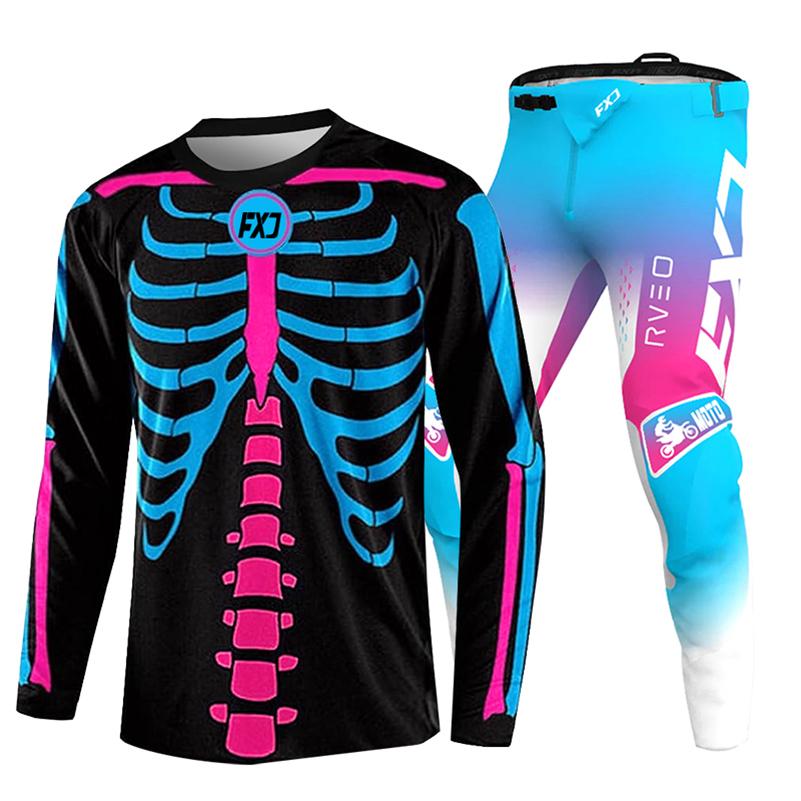 Motocross Gear Set for Kids 4 5 6 7 8 9 10 11 12 13 Years Youth Child Motorcycle Boy Girl Jersey Pant Kits Racing Suit Off-road Enduro MX MTB