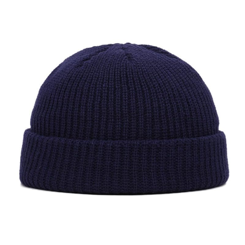 

[RUNQIU] knit hat men s winter short watch cap snowboarding hat knit hat beanie hat knit watch Shallow cold weather hat acrylic plain soft warm