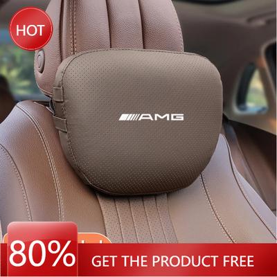 Car Sticker Car Headrest Neck Support Lumbar Rest Cushion Neck Pillow For Mercedes-Benz AMG A C E S V Class Sprinter GLC ML SLK
