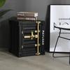 Industrial Iron Art Bedside Cabinet with Lock - Creative Storage Solution for Bedroom
