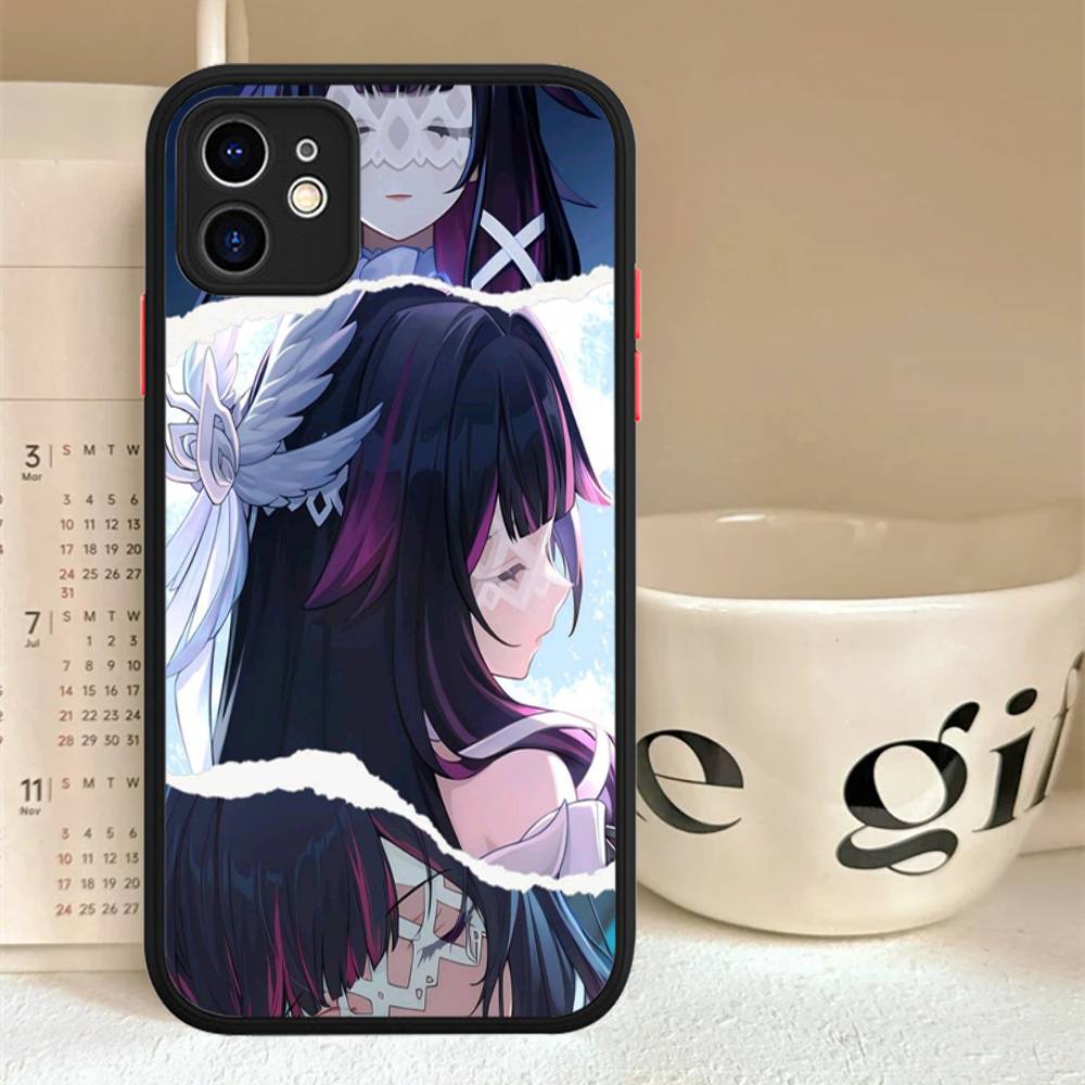 Genshin Impact Columbina For IPhone 11 12 13 14 15 16 Pro Max Plus Matte Translucent Phone Cover