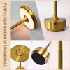 Aluminum Alloy Simple Decorative Lamp LED Night Light Infinitely Dimmable Atmosphere Retro Portable Rechargeable Touch Desk Lamp