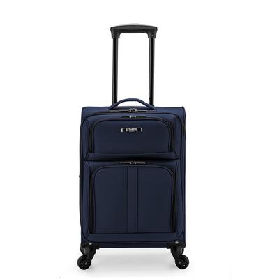 Traveler Anzio Softside Expansível Spinner Anzio Softside Expansível Spinner Bagagem EUA. Bagagem, Azul Marinho, Bagagem de Mão 22 Polegadas,