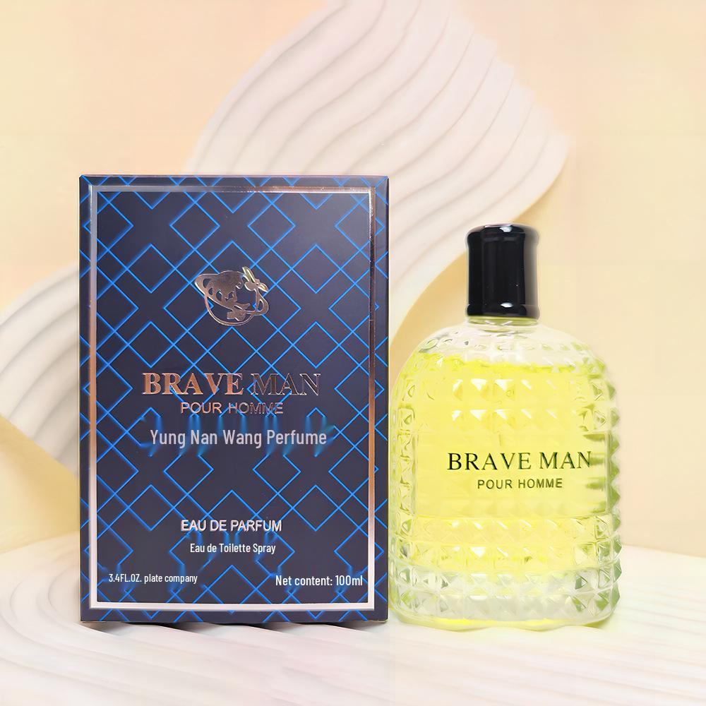 

HIYES Brave Мужской парфюм 100 мл - Стойкий морской древесный аромат в флаконе в форме ананаса, Мужская туалетная вода 100ml