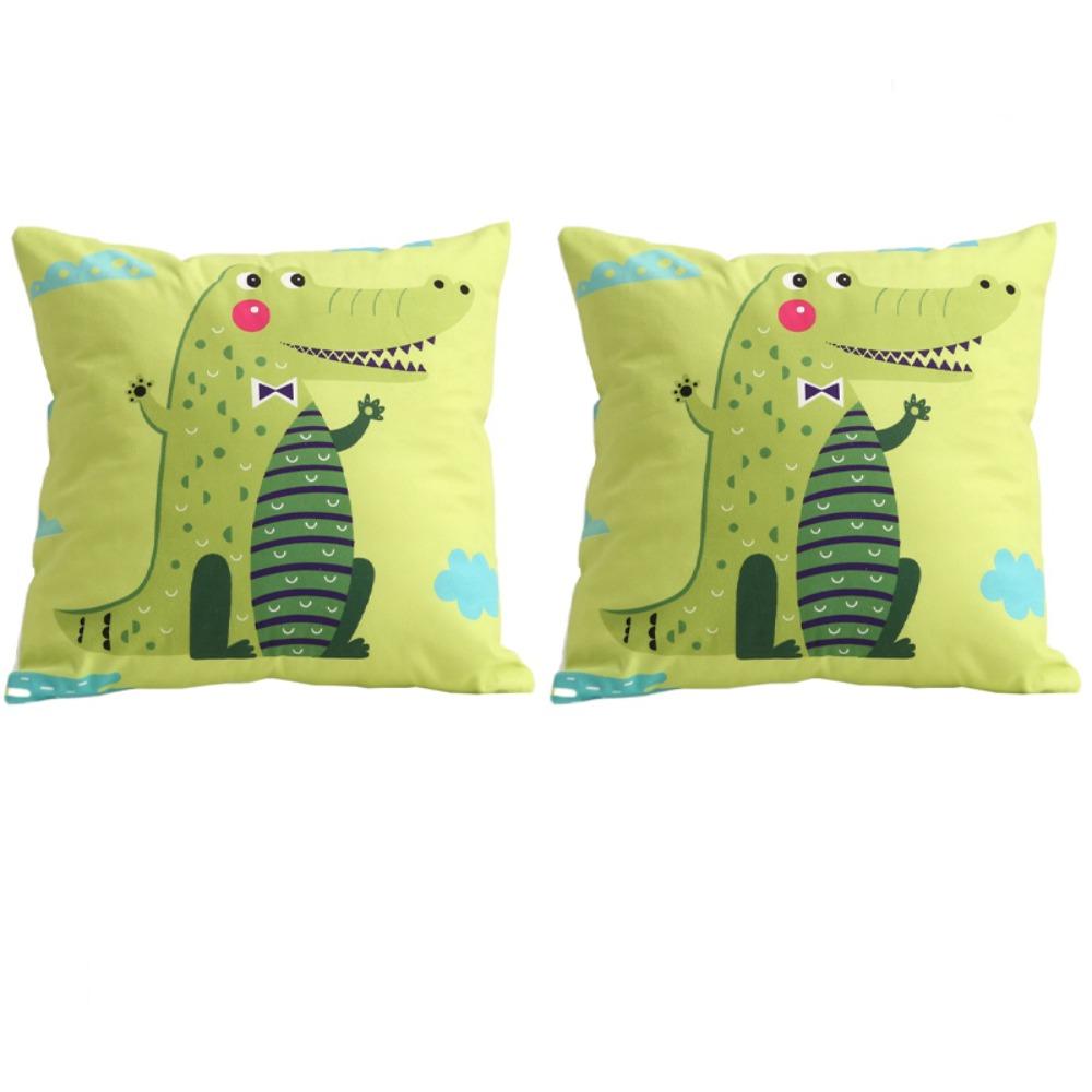 2Pcs 45x45cm Dacron Throw Pillow Case Soft Sofa Pillowcase Home Textile Pillow Shell Cushions