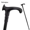 Black Ergonomics Alloy Fairy Wands Spiral  Right Hand Walking Cane Walking Stick Wand Cosplay Wedding Birthday Party Stick 92cm
