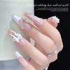 Cartoon Bow Pattern Silicone Nail Bead Chains Carving Mold Nail Decorations Diy Stereoscopic Stamping Plate Manicure Tools