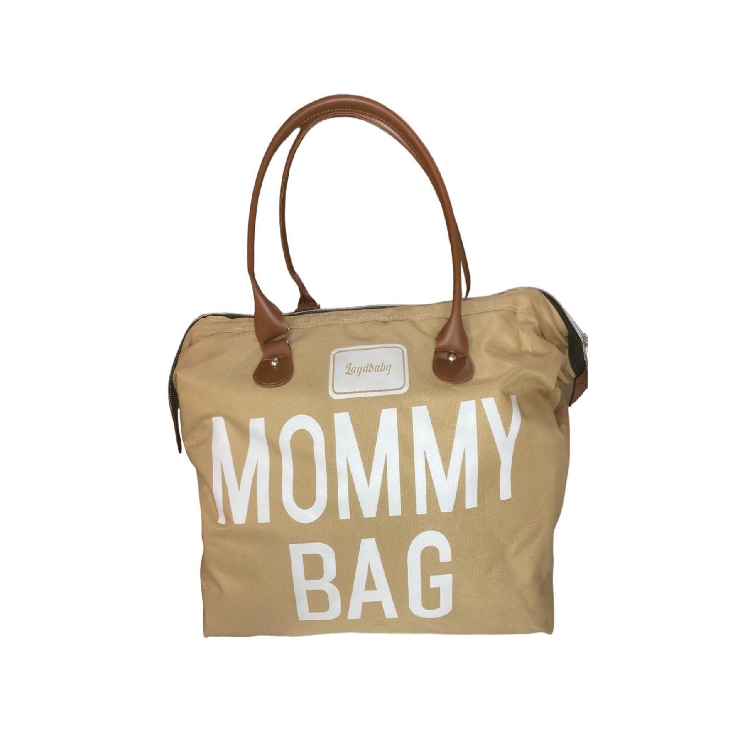 

Mommy Bag Mother Baby Care и женская сумка с термобутылкой бежевого цвета