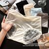 Lady Summer Pure Desire Sexy Tender Lace Pearlescent Satin Close Skin In Waist Triangle Briefs